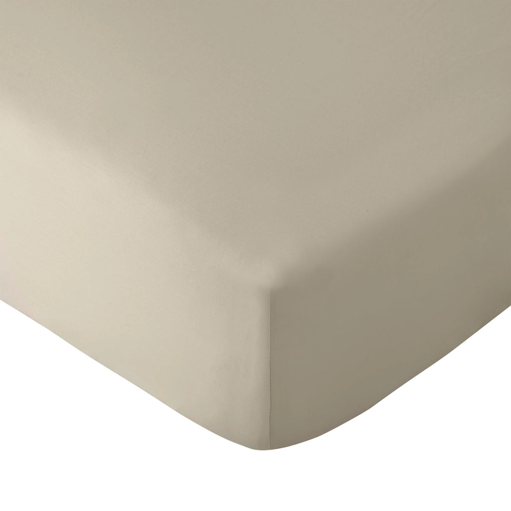 Catherine Lansfield So Soft Non-Iron Fitted Sheet Natural