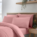 Catherine Lansfield So Soft Non-Iron Standard Pack of 4 Pillowcases in Coral