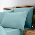 Catherine Lansfield So Soft Non-Iron Standard Pack of 4 Pillowcases Duck Egg Blue
