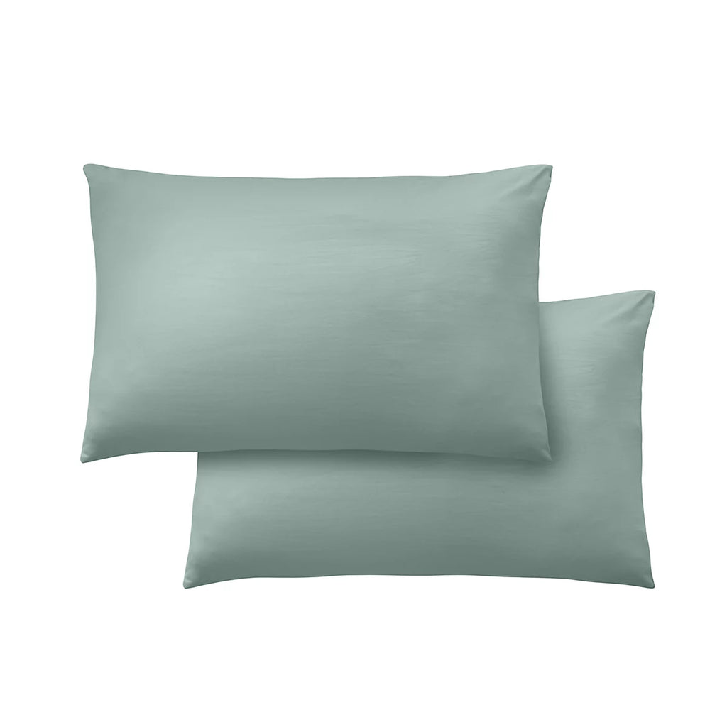 Catherine Lansfield So Soft Non-Iron Standard Pack of 4 Pillowcases in Green