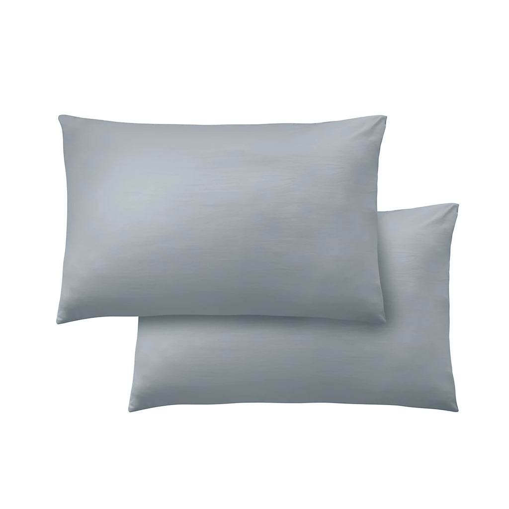 Catherine Lansfield So Soft Non-Iron Standard Pack of 4 Pillowcases in Slate Grey