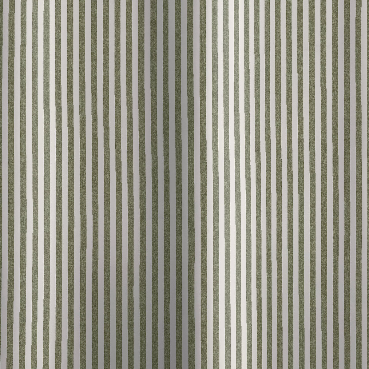 Catherine Lansfield Timeless Stripe Shower Curtain in Green 80 x 180cm