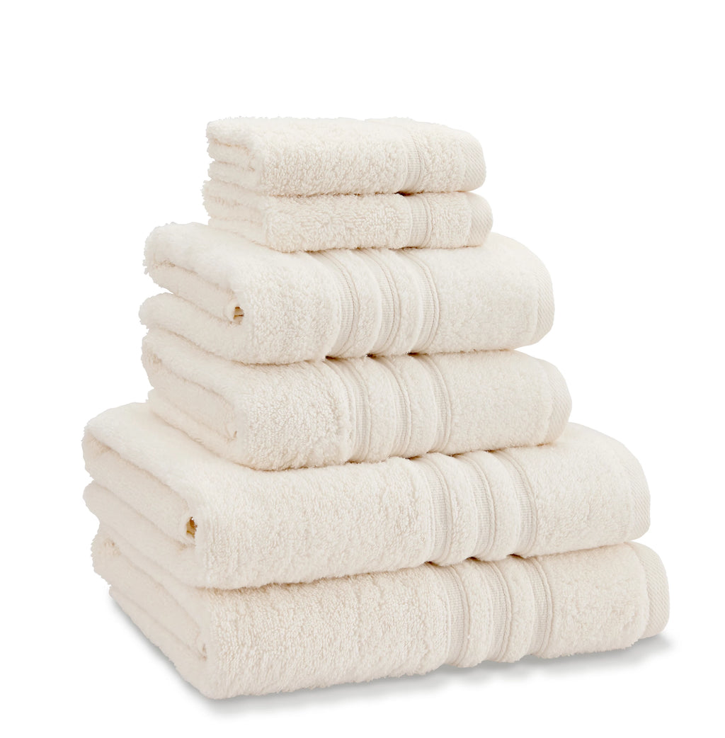 Catherine Lansfield Zero Twist 6 Piece Towel Bale Set Cream