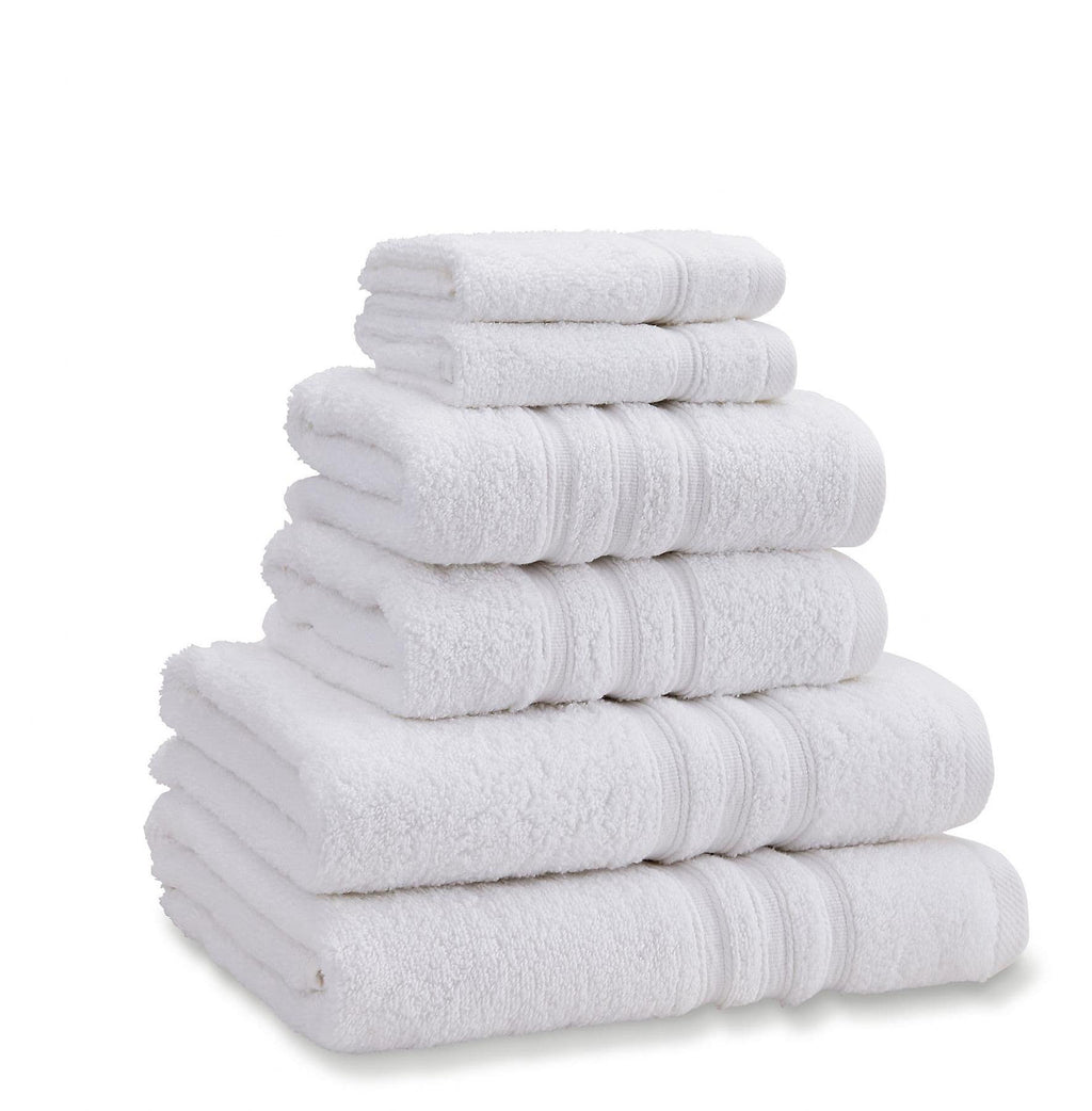 Catherine Lansfield Zero Twist 6 Piece Towel Bale Set White