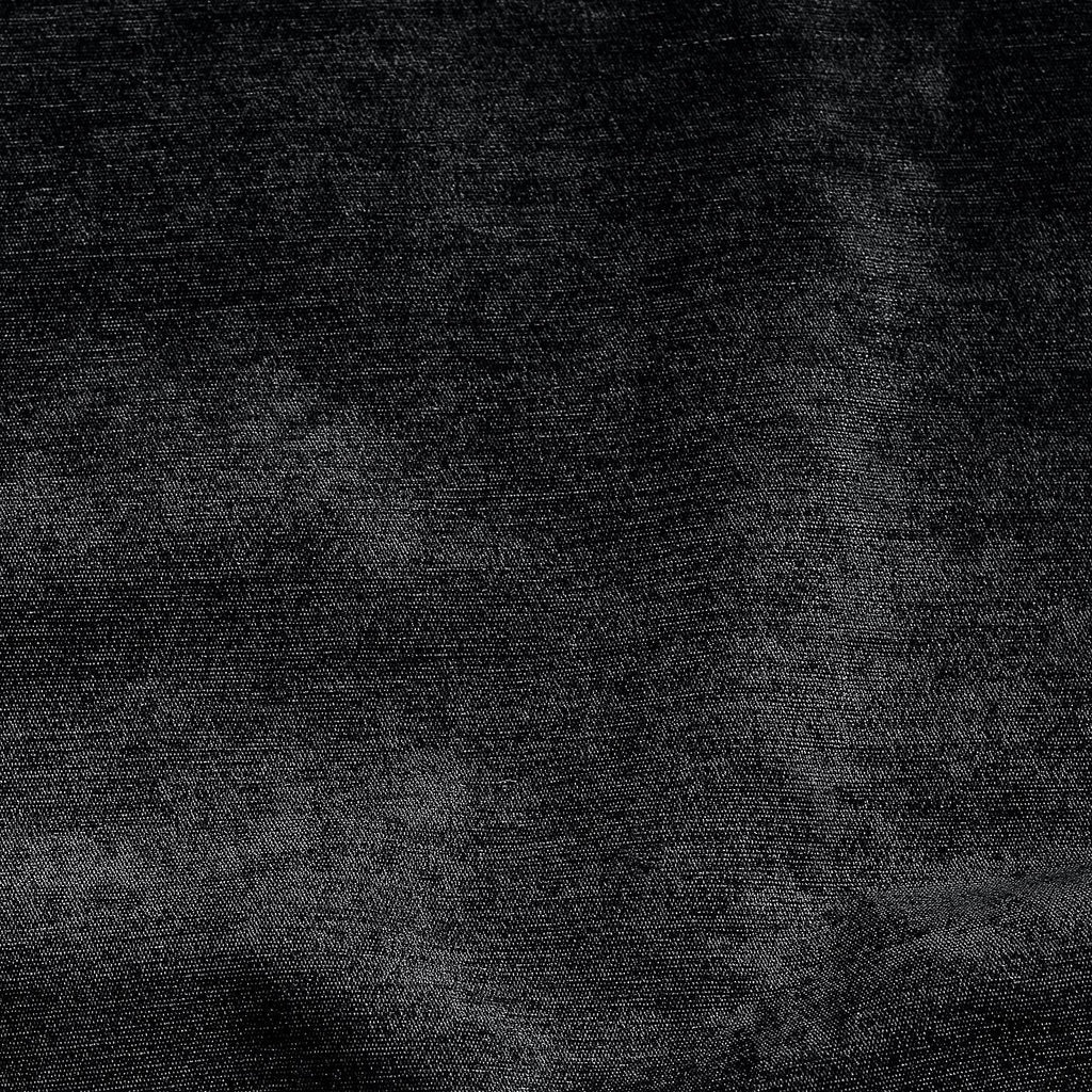 Chenille Thermal Blackout Eyelet Curtains in Black