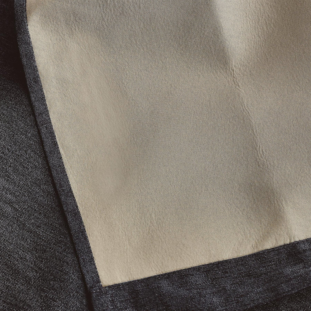 Chenille Thermal Blackout Eyelet Curtains in Charcoal