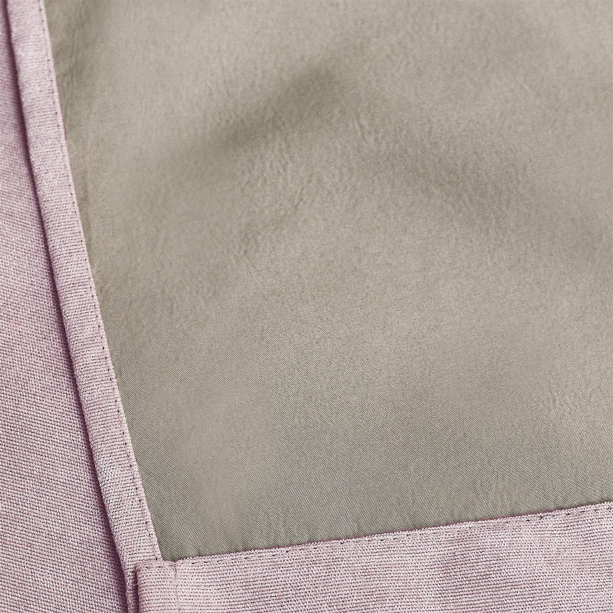 Chenille Thermal Blackout Pencil Pleat Curtains in Pink