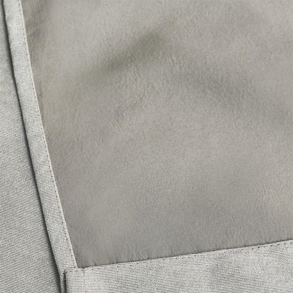Chenille Thermal Blackout Pencil Pleat Curtains in Silver