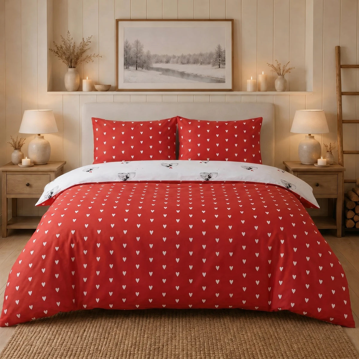 Rapport Cute Penguins Duvet Set