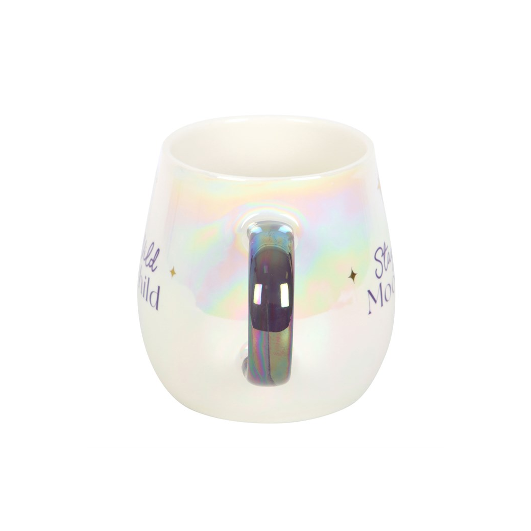 Stay Wild Moon Child Opalescent Rounded Mug