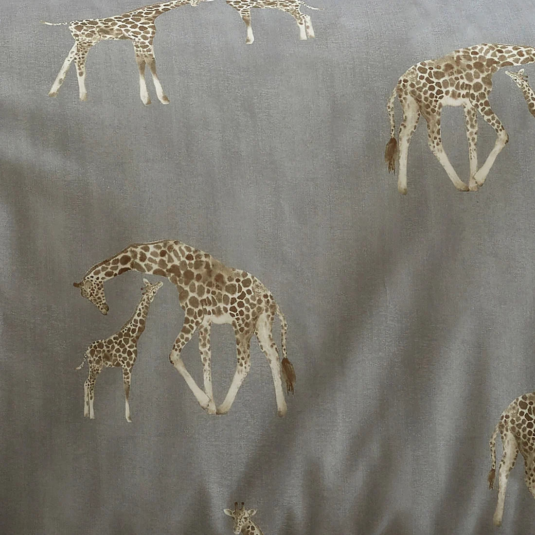 Close-up of the soft cotton-rich polycotton fabric on the Fusion Milo duvet cover set.
