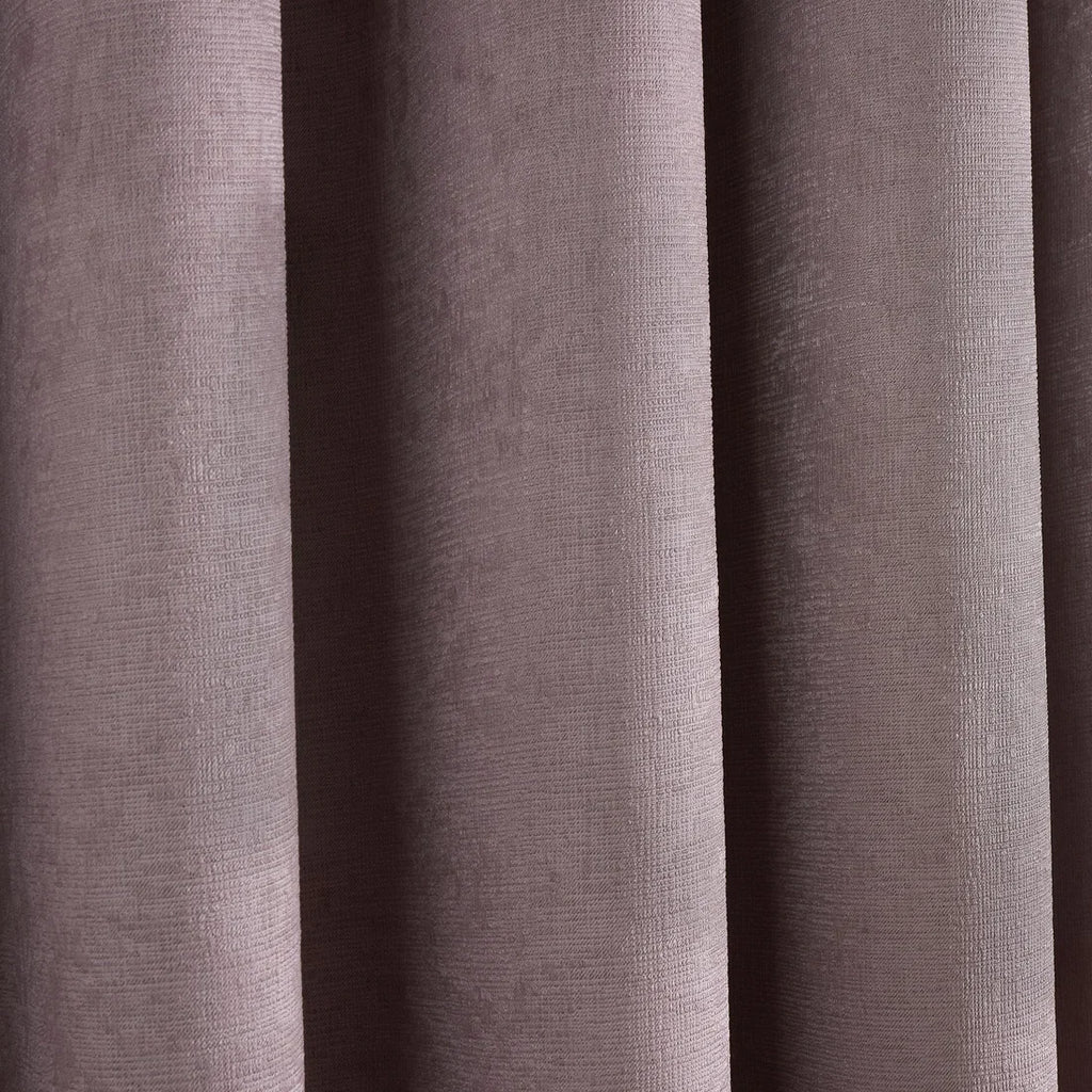 Close-up of the soft-touch semi-plain fabric on the Fusion Strata eyelet curtains.