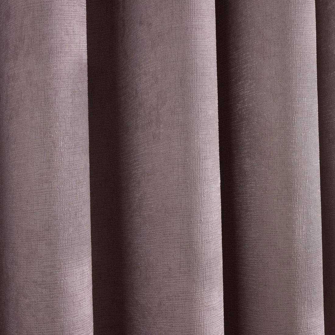 Close-up of the soft-touch semi-plain fabric on the Fusion Strata eyelet curtains.