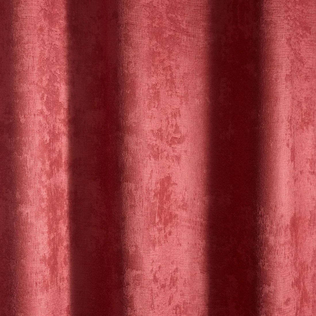 Close-up of the soft-touch semi-plain fabric on the Fusion Strata eyelet curtains.
