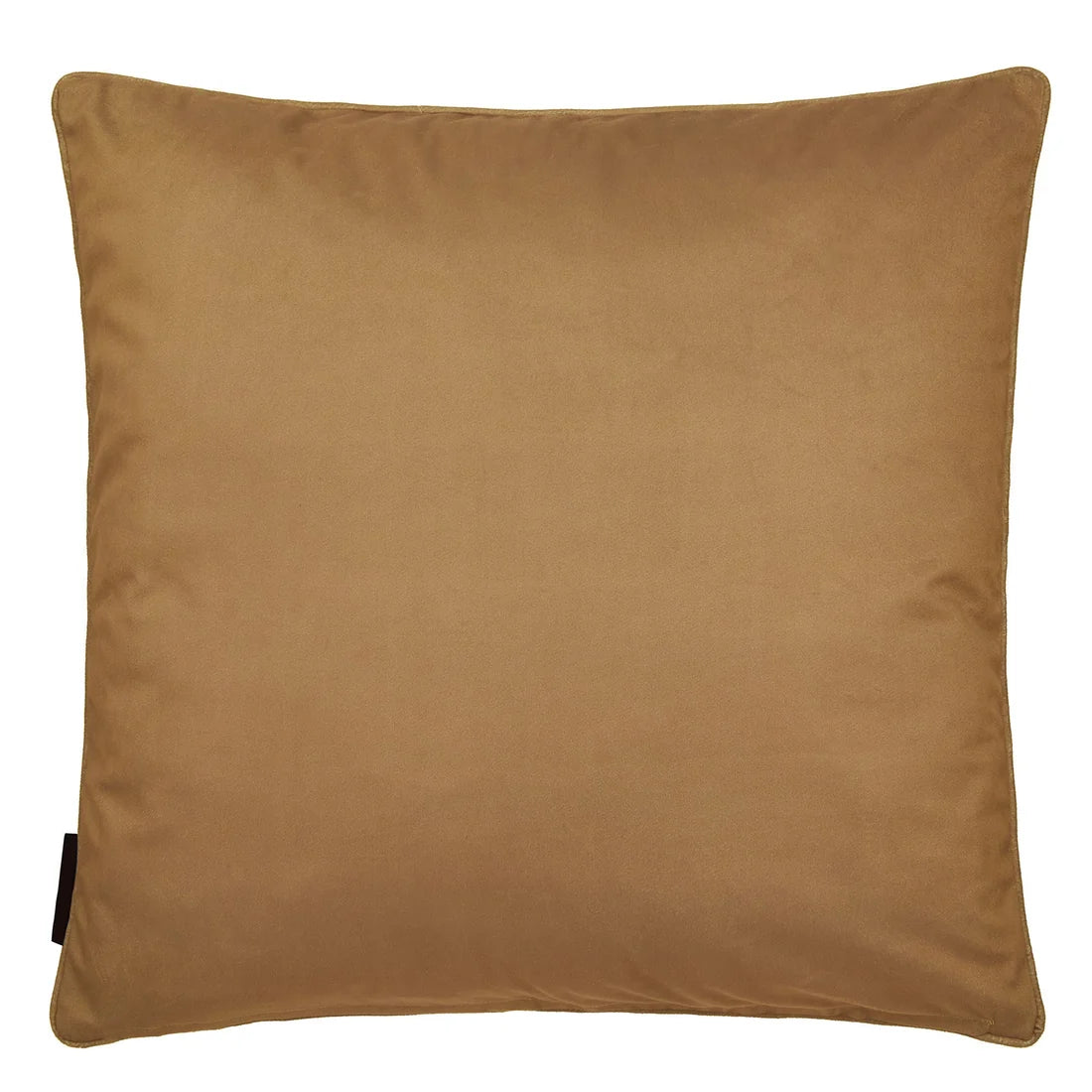 Close-up of the textured gold velvet fabric on the Laurence Llewelyn-Bowen Atlas cushion.