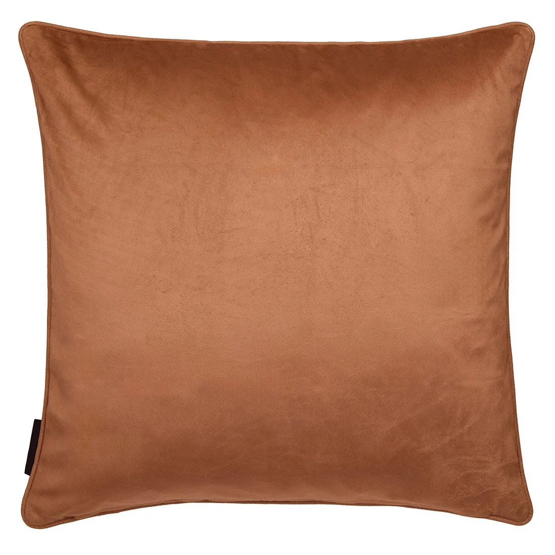 Close-up of the textured Spice velvet fabric on the Laurence Llewelyn-Bowen Atlas cushion.