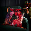Laurence Llewelyn-Bowen Grande Chintz velvet cushion in Multi 43 x 43cm.