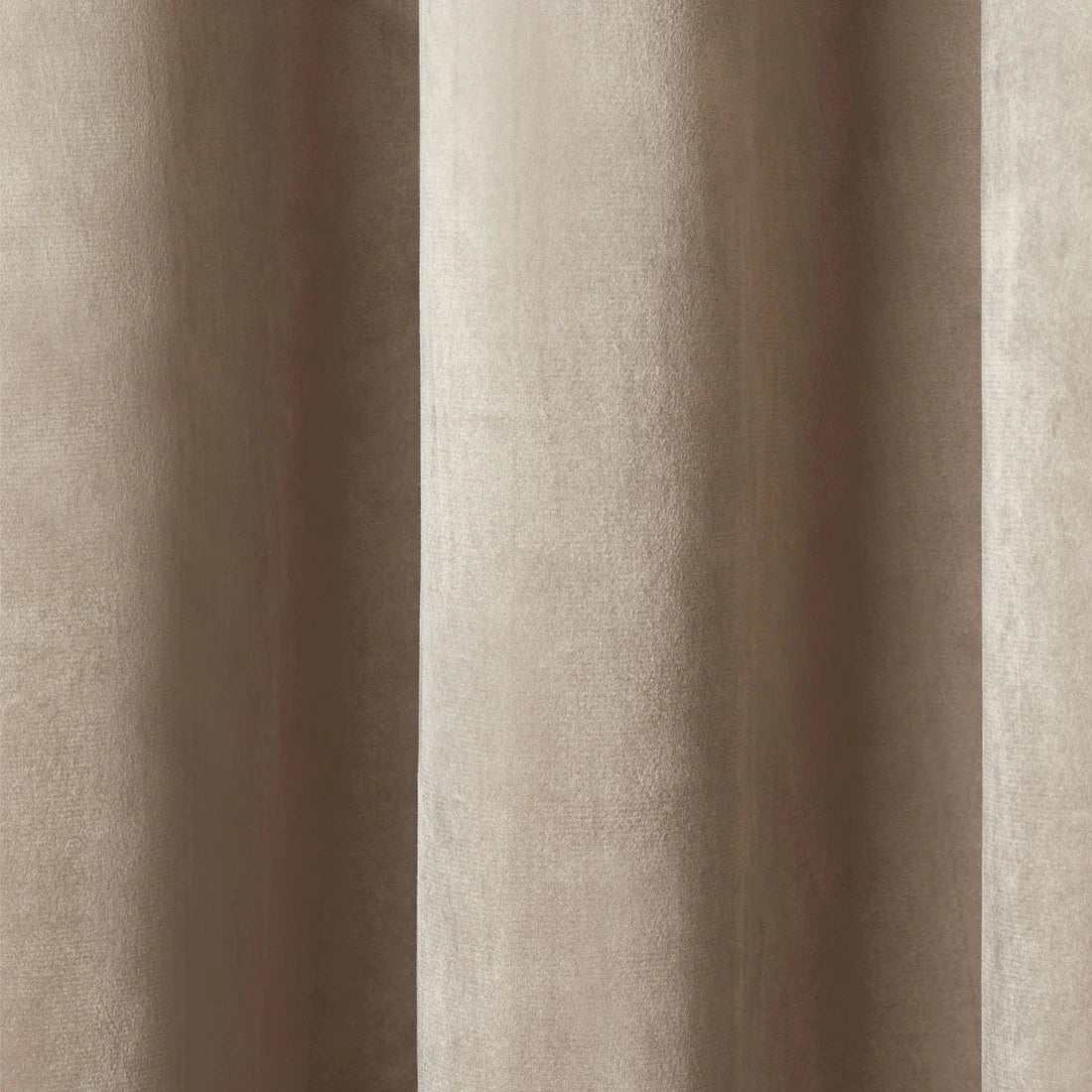 Close-up of the soft linen velvet fabric on the Laurence Llewelyn-Bowen Montrose curtains.