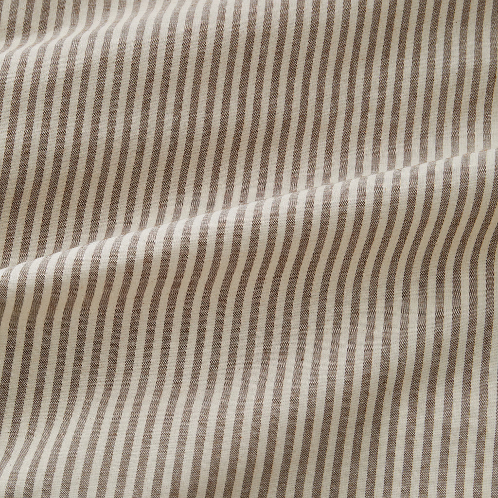 Pineapple Elephant Cotton Rich Narrow Stripe Duvet Cover Set Mole