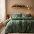 Pineapple Elephant Tamba Leaf Pinsonic Double Duvet Set Green