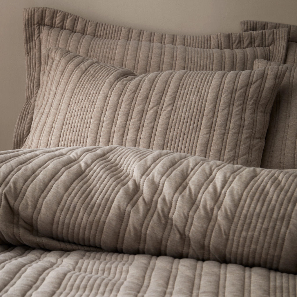 Pineapple Elephant Tamba Jersey Stripe Quilted Duvet Set Mole