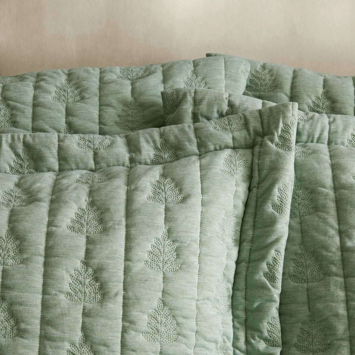 Pineapple Elephant Tamba Leaf Oxford Pillowcase Pair Green