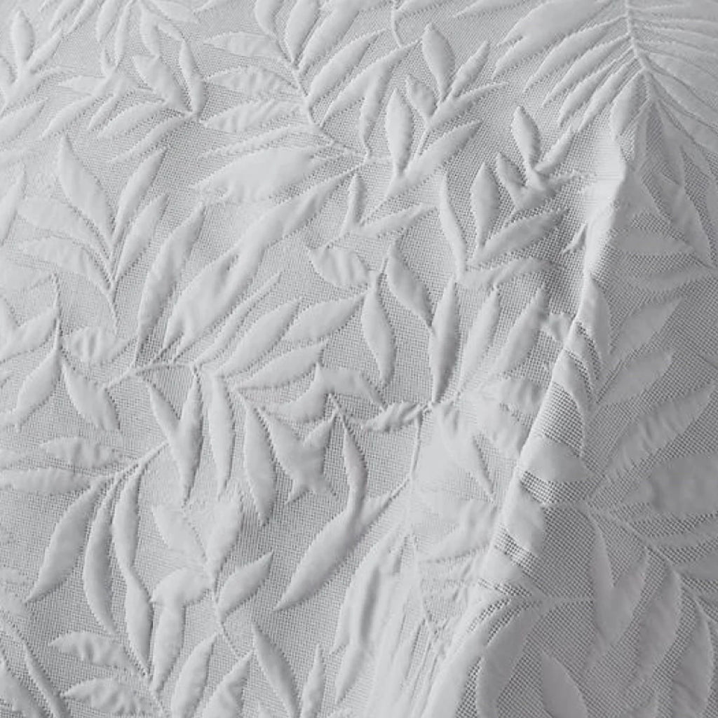 Close-up of the soft polyester microfibre fabric on the Serene Luana bedspread.
